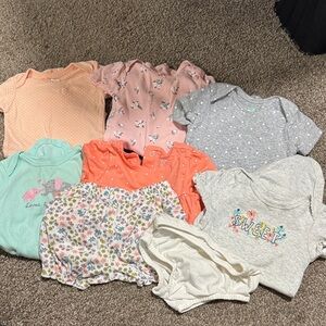 Baby girl 8 piece bundle size 3-6 months